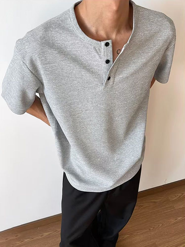 Vintage Fashion Outfits Men - Retro Y2K Subculture Print Short Sleeve