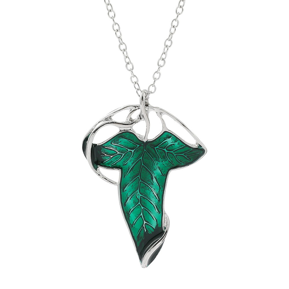Vintage Fashion Ai - Vintage Green Leaf Pendant Necklace Exquisite
