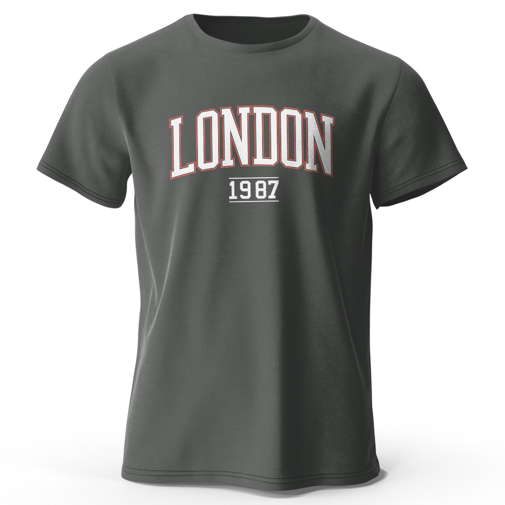 Vintage Fashion London - Men's London 1987 Vintage T-shirt Sport