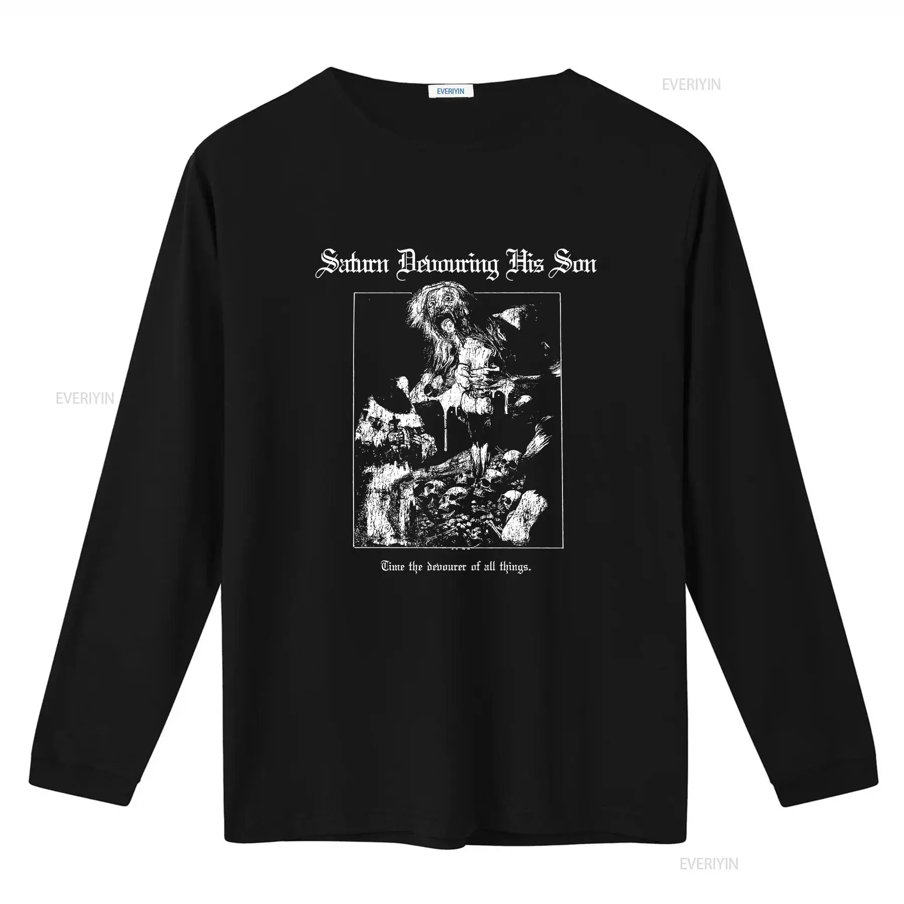 Gothic Horror T Shirt Saturn D - Vintage Fashion De ulasan dan harga