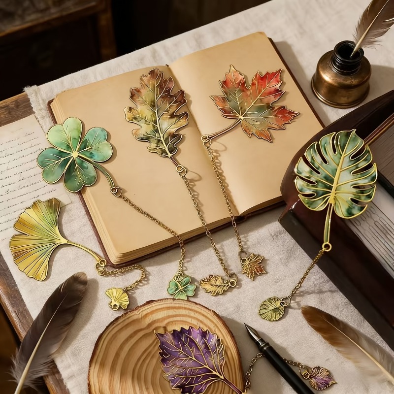 1 Pcs Vintage Leaf Bookmark Wi - Vintage Fashion Books ulasan dan harga
