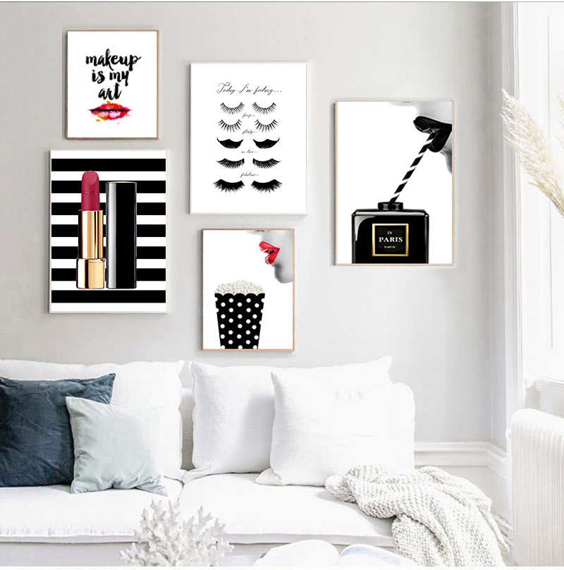 Posters Prints Vintage Canvas  - Vintage Fashion Sketches ulasan dan harga