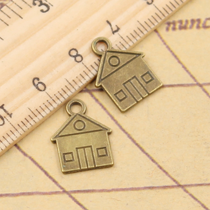 20pcs Charms Cabin House Build - Vintage Fashion Build ulasan dan harga