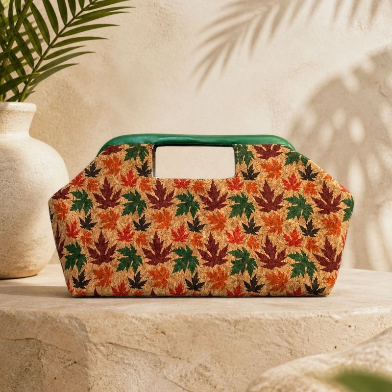 Fashionable Maple Leaf Pattern - Vintage Fashion Style Female ulasan dan harga