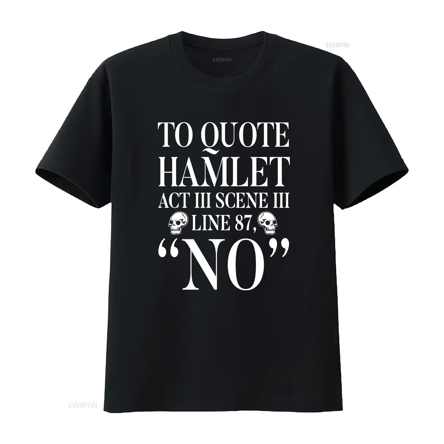 To Quote Hamlet T Shirt Shakes - Vintage Fashion Books ulasan dan harga