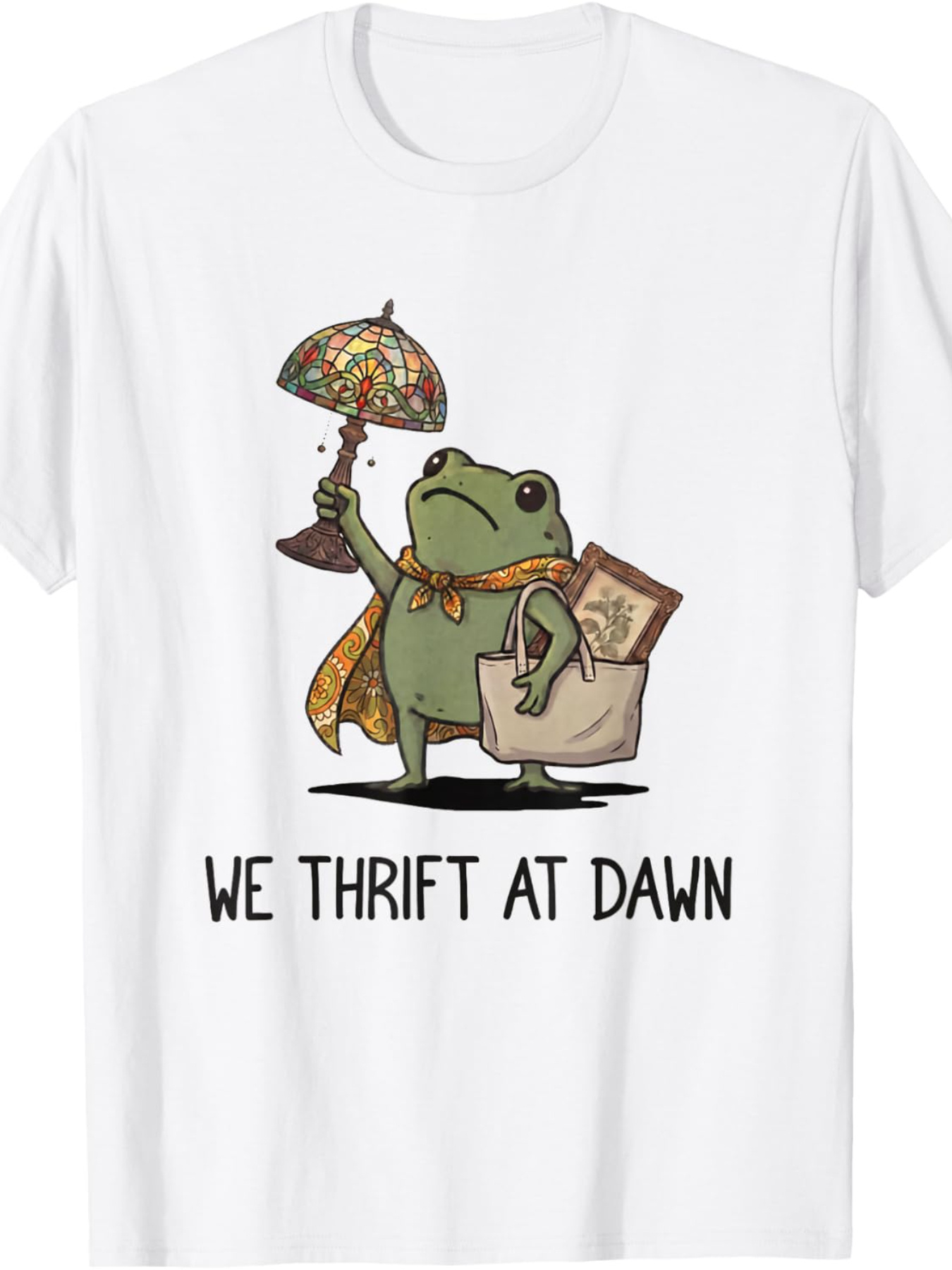 We Thrift at Dawn Funny Frog T - Vintage Fashion Thrift ulasan dan harga