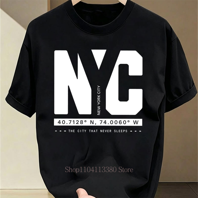 Nyc Graphic Print T-shirts for - Vintage Fashion Nyc ulasan dan harga
