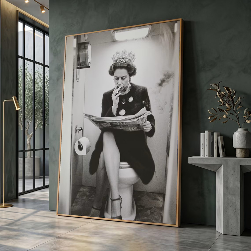 Vintage Royal Woman Reading Ne - Vintage Fashion Newspaper ulasan dan harga