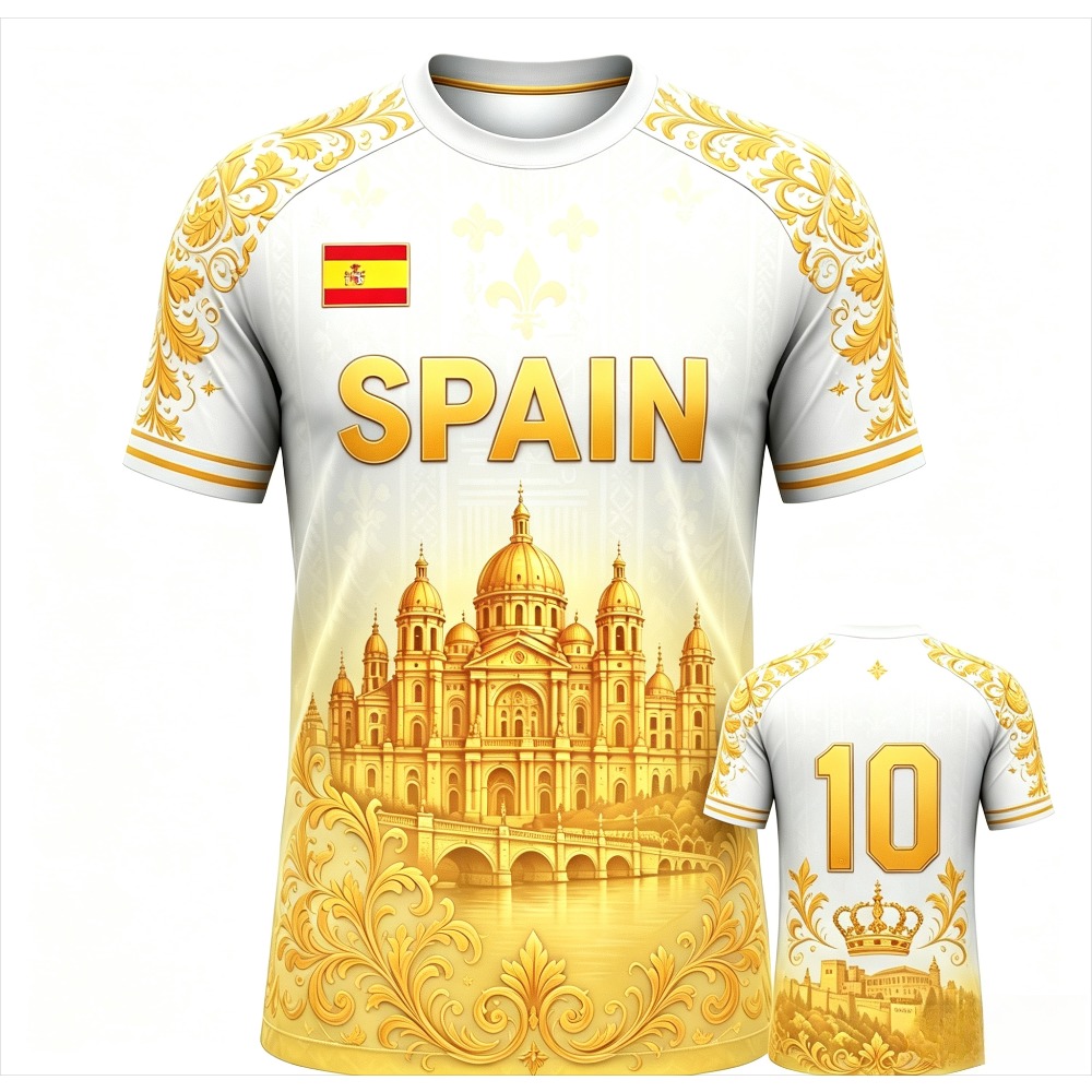 Spain Golden Building Vintage  - Vintage Fashion Build ulasan dan harga