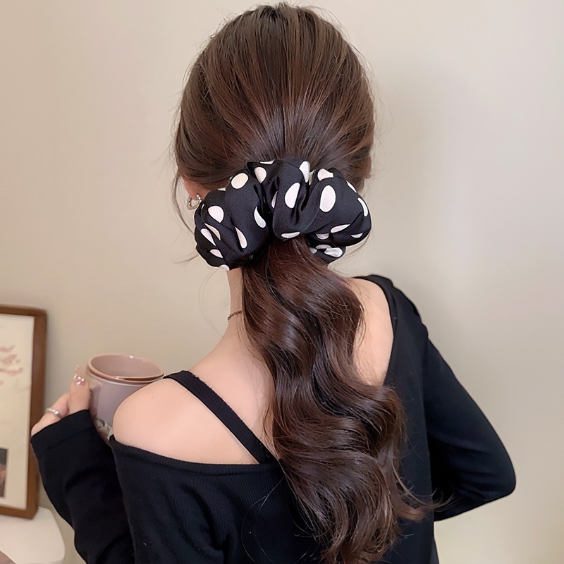 Korean Women Dot Printed Spong - Vintage Fashion Ai ulasan dan harga