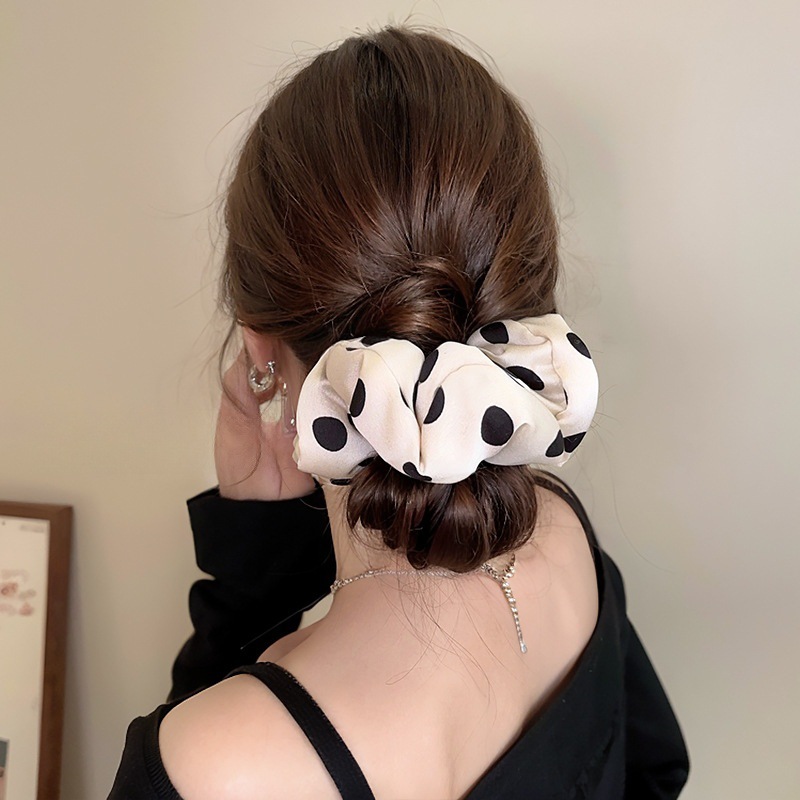 Korean Women Dot Printed Spong - Vintage Fashion Ai ulasan dan harga