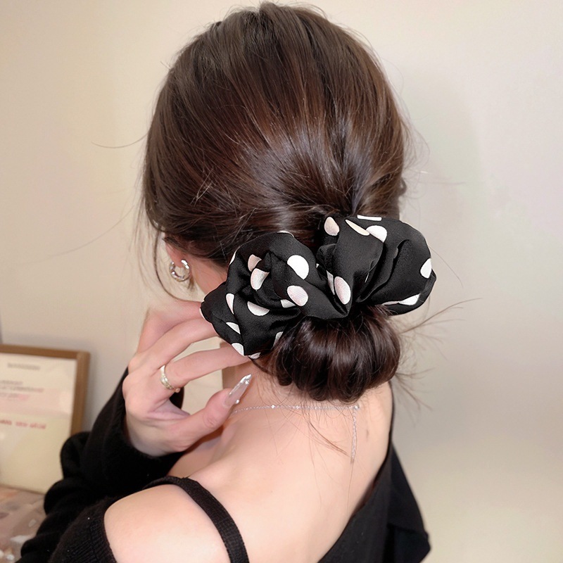 Korean Women Dot Printed Spong - Vintage Fashion Ai ulasan dan harga