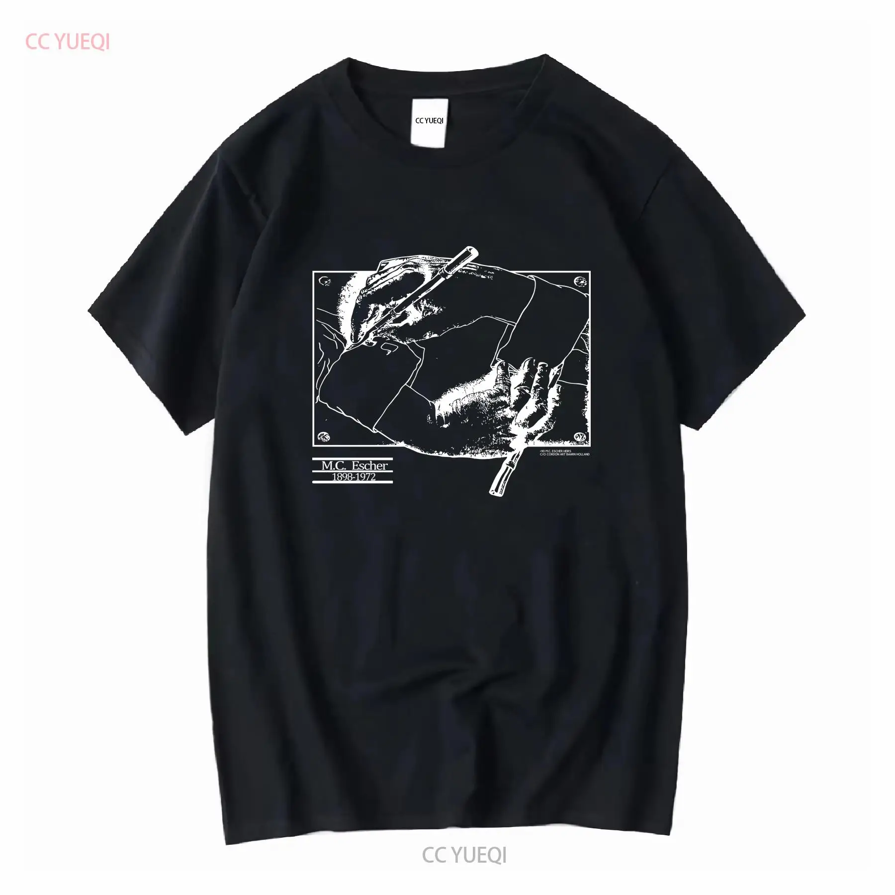 Vintage 1990 MC Escher T Shirt - Vintage Fashion Sketches ulasan dan harga