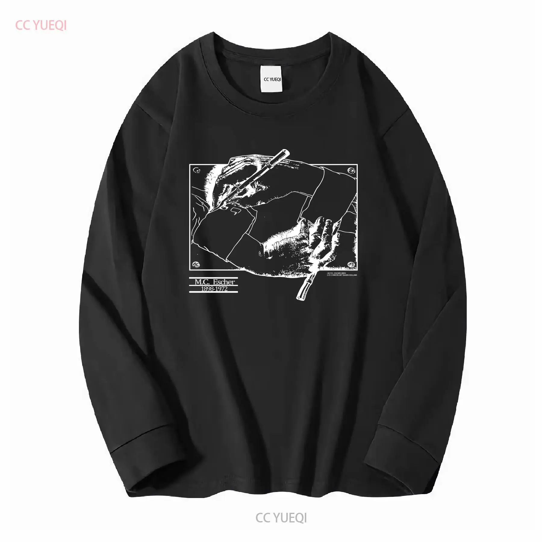 Vintage 1990 MC Escher T Shirt - Vintage Fashion Sketches ulasan dan harga