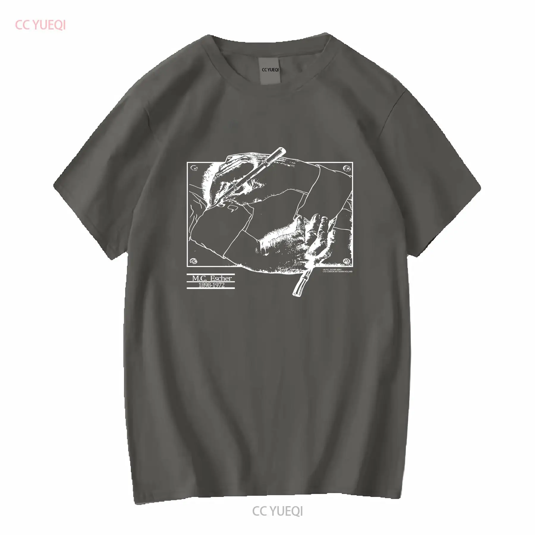 Vintage 1990 MC Escher T Shirt - Vintage Fashion Sketches ulasan dan harga