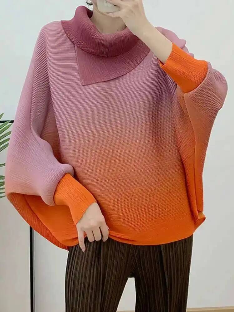 Pleated T-shirt Gradient For W - Vintage Fashion Build ulasan dan harga