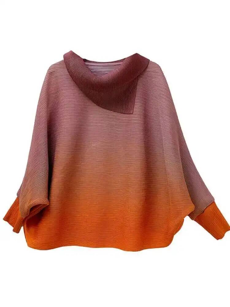 Pleated T-shirt Gradient For W - Vintage Fashion Build ulasan dan harga