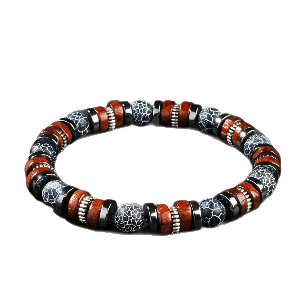 Weathered agate bracelet men n - Vintage Fashion Outfits Men ulasan dan harga