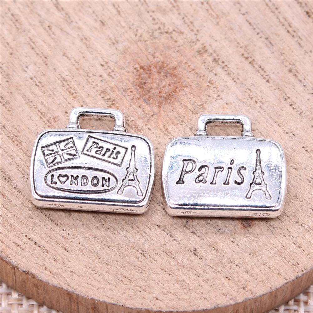 10pcs 16x14mm(0.63x0.55inch) A - Vintage Fashion London ulasan dan harga