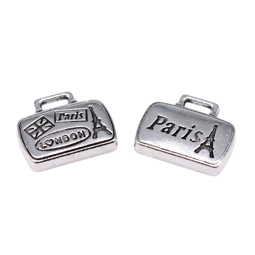 10pcs 16x14mm(0.63x0.55inch) A - Vintage Fashion London ulasan dan harga