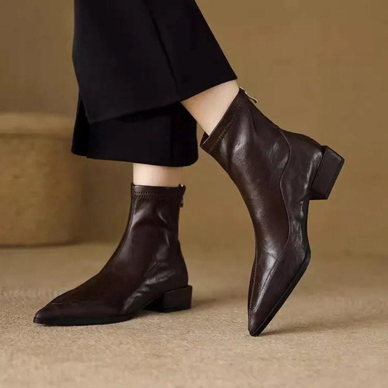 Fashion Vintage Thick Heels Wo - Vintage Fashion De ulasan dan harga