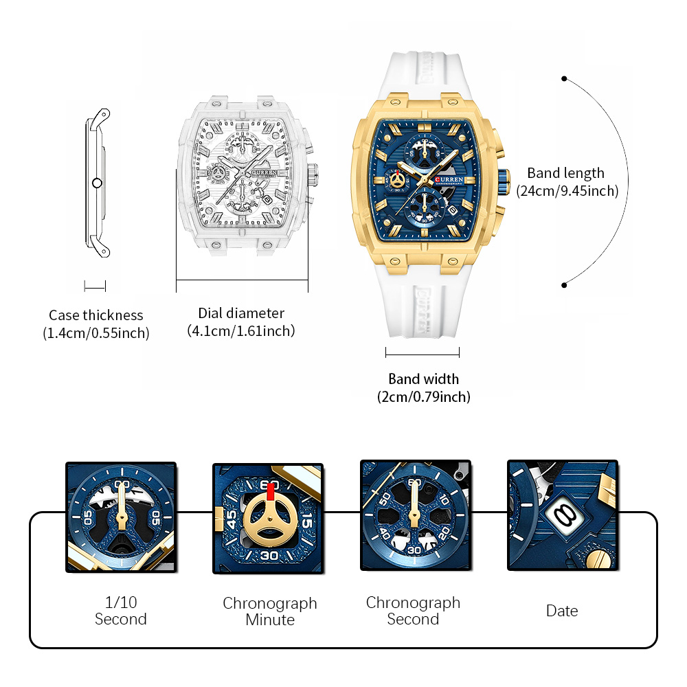 CURREN Luxury Vintage Watch fo - Vintage Fashion Streetwear ulasan dan harga