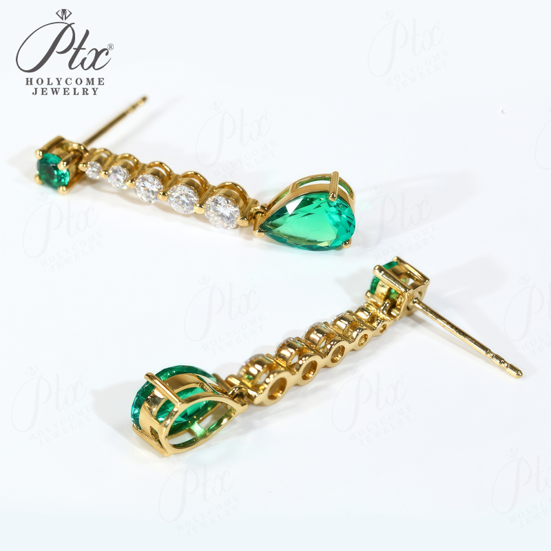Custom Earrings Lab Grown Gems - Vintage Fashion Outlet ulasan dan harga