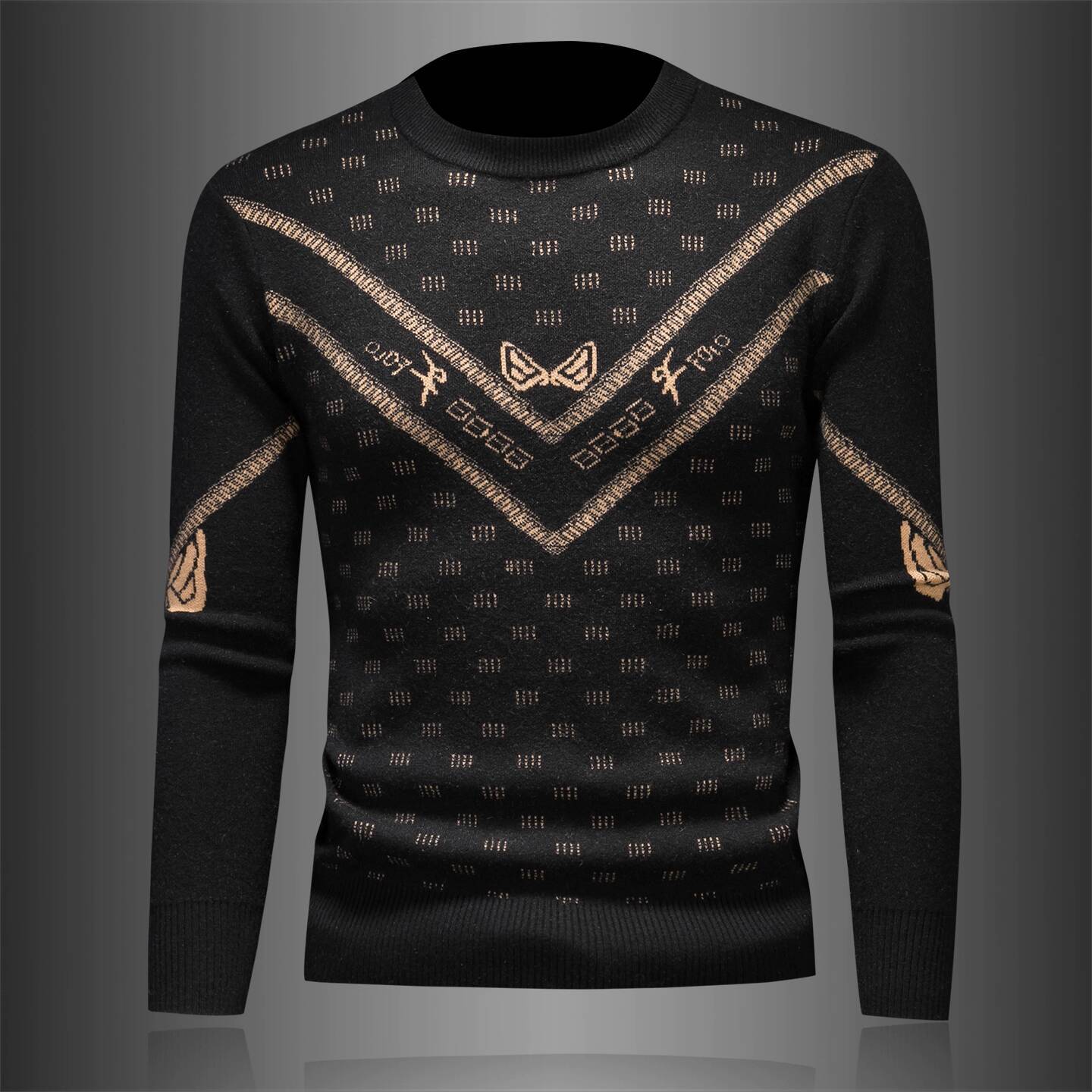 Vintage Fashion Sweater Men Wi - Vintage Fashion Outfits Men ulasan dan harga