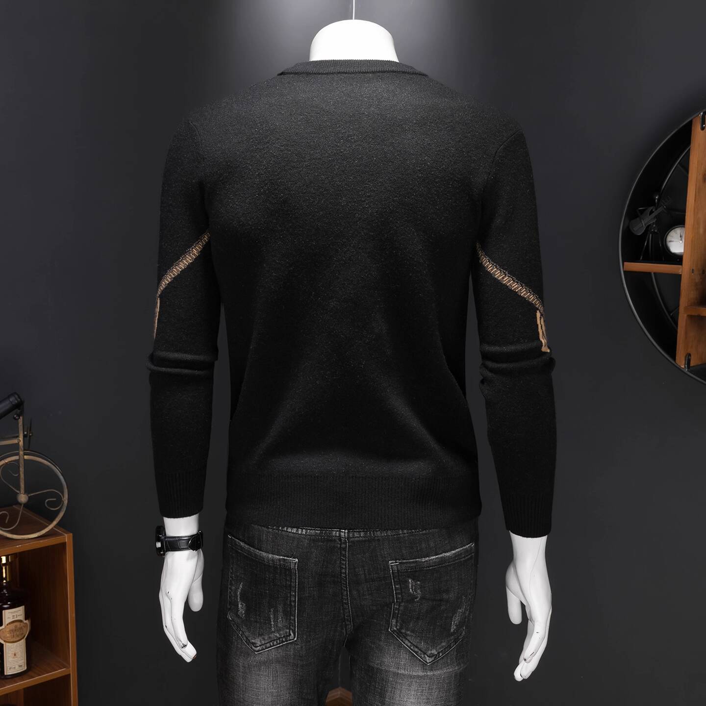 Vintage Fashion Sweater Men Wi - Vintage Fashion Outfits Men ulasan dan harga