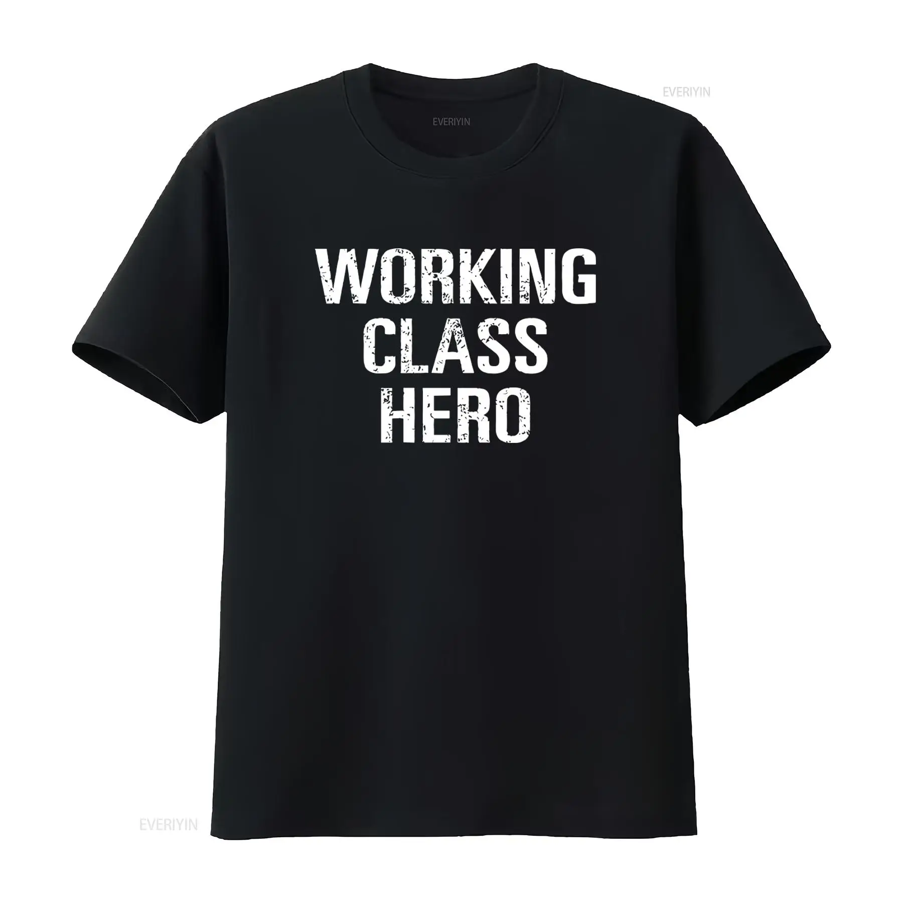WORKING CLASS HERO Print T Shi - Vintage Fashion Nyc ulasan dan harga