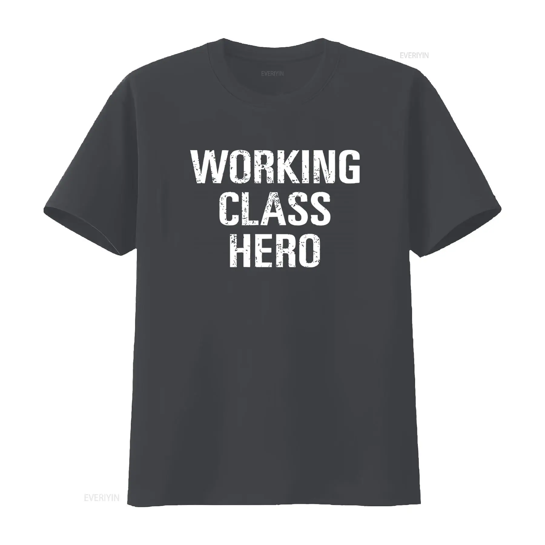 WORKING CLASS HERO Print T Shi - Vintage Fashion Nyc ulasan dan harga