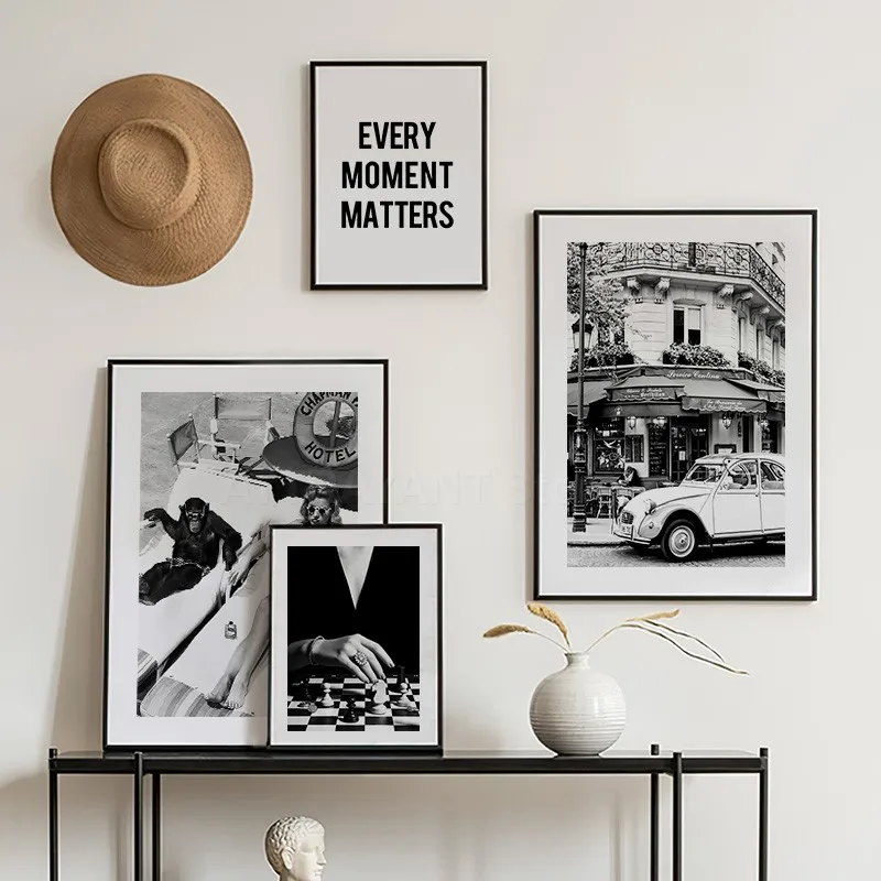 Black and White Vintage Wall A - Vintage Fashion Sketches ulasan dan harga