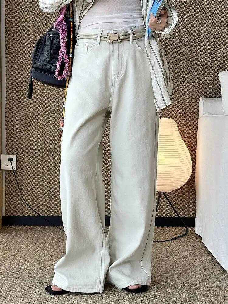 Waist Gray Denim High Vintage  - Vintage Fashion Build ulasan dan harga