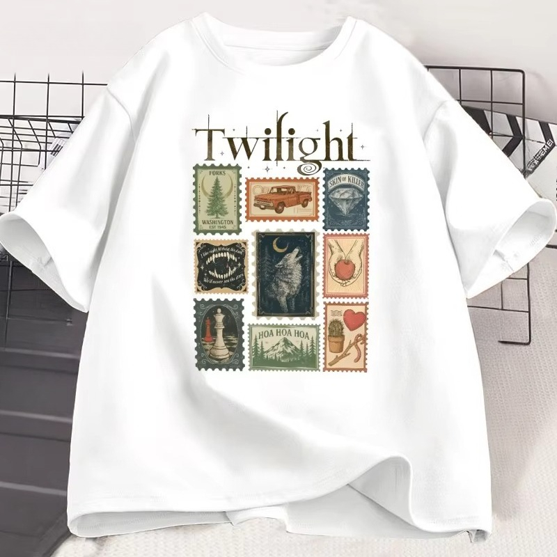 Vintage Twilight Forks T-shirt - Vintage Fashion Books ulasan dan harga