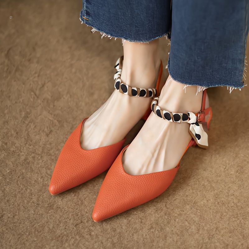 Summer French Pointy Women's S - Vintage Fashion Style Female ulasan dan harga