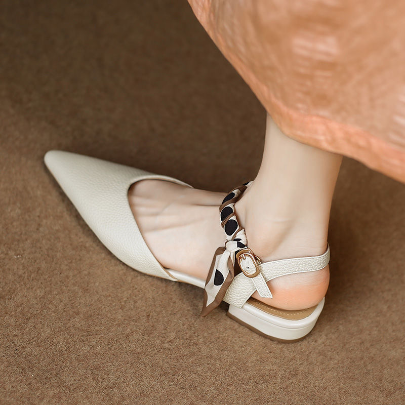 Summer French Pointy Women's S - Vintage Fashion Style Female ulasan dan harga