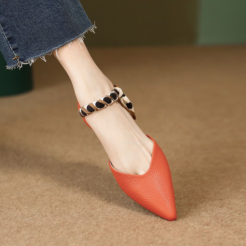 Summer French Pointy Women's S - Vintage Fashion Style Female ulasan dan harga