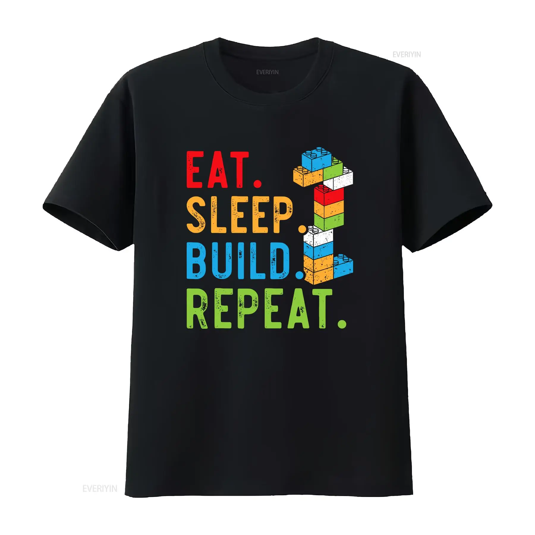 Eat Sleep Build Repeat Master  - Vintage Fashion Build ulasan dan harga