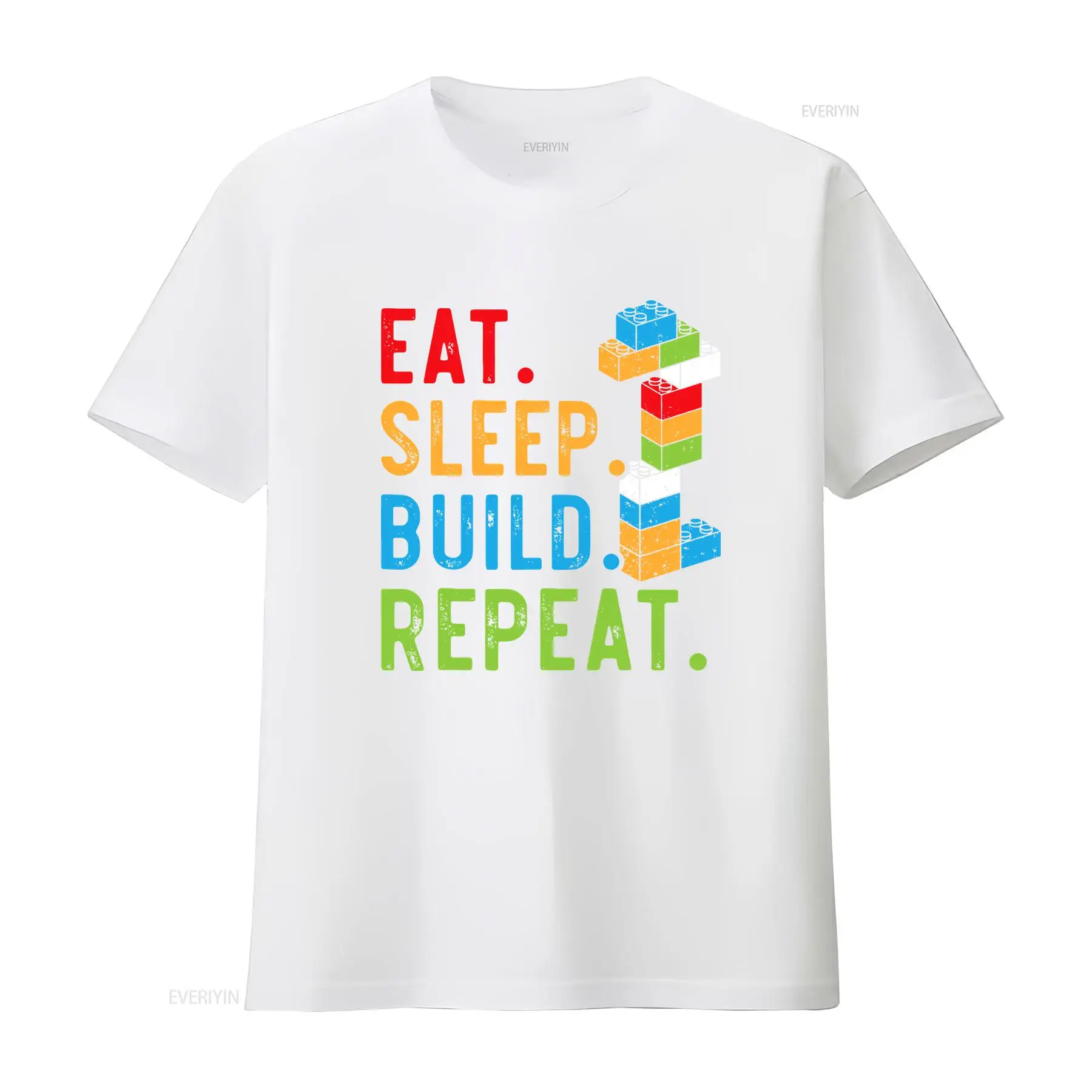 Eat Sleep Build Repeat Master  - Vintage Fashion Build ulasan dan harga