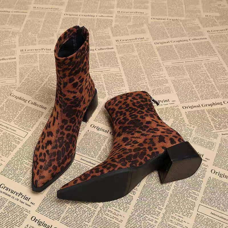 New Low Heel Women Mordern Ank - Vintage Fashion Style Female ulasan dan harga