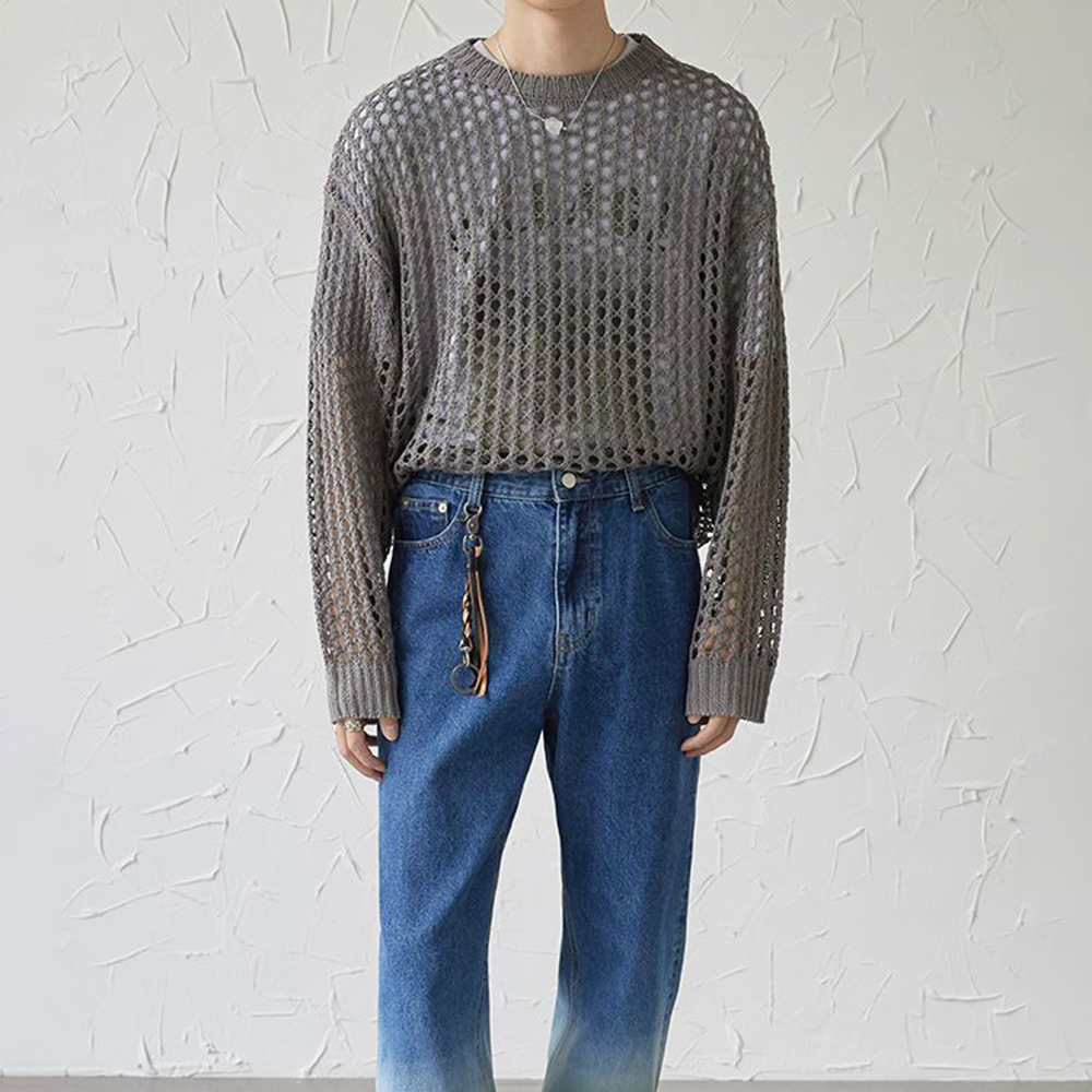 Mens Y2k Hollow Out Outfits Se - Vintage Fashion Outfits Men ulasan dan harga