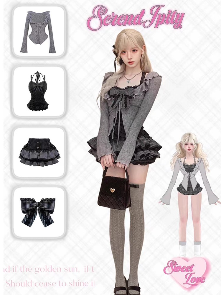 Gothic Y2k Vintage Preppy Styl - Vintage Fashion Ai ulasan dan harga