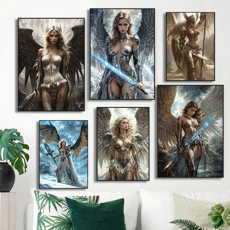 Modern Fantasy Art Nordic Deli - Vintage Fashion Posters ulasan dan harga