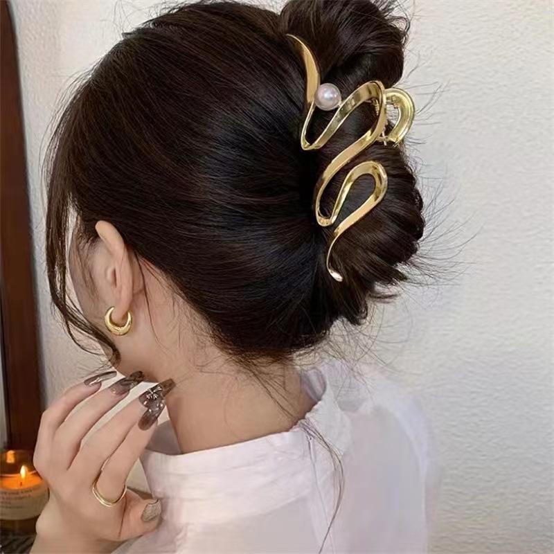2026 Vintage Geometric Hair Cl - Vintage Fashion Ai ulasan dan harga