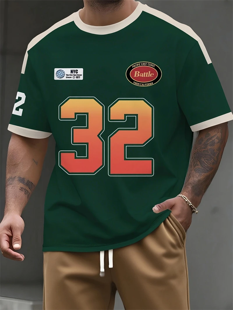 Men's Green NYC 32 Battle Prin - Vintage Fashion Nyc ulasan dan harga