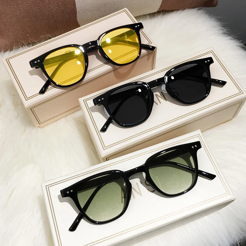 Vintage Square Sunglasses Unis - Vintage Fashion De ulasan dan harga