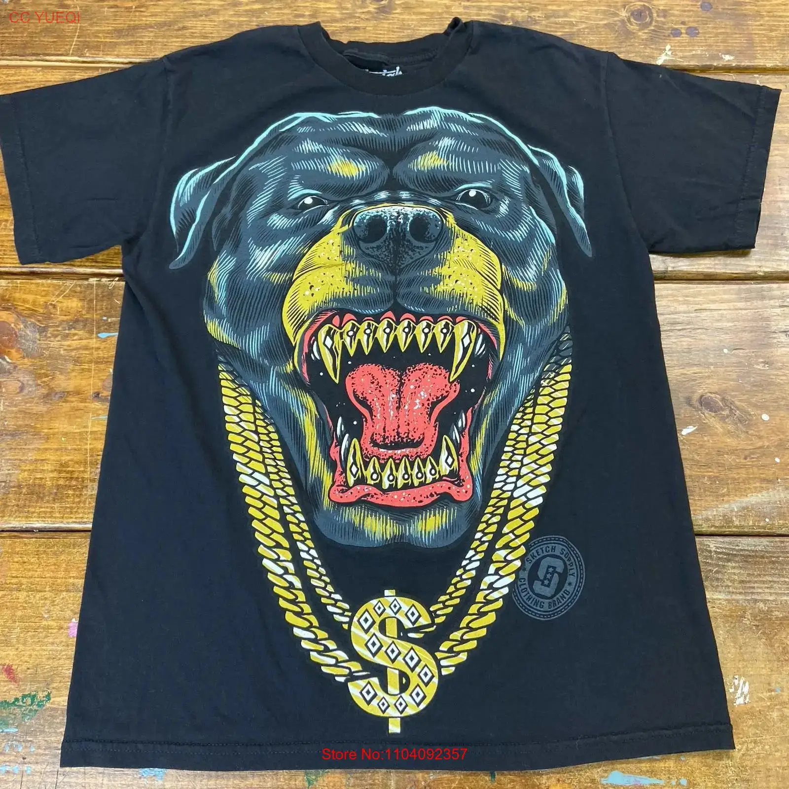 Y2K Rottweiler Dog Sketch Supp - Vintage Fashion Sketches ulasan dan harga