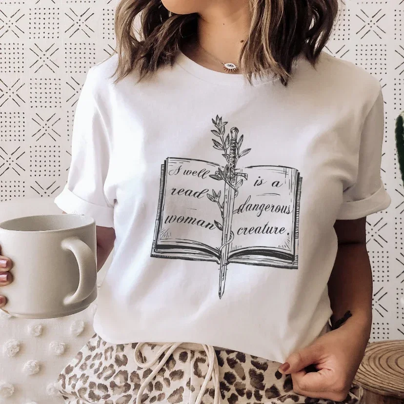 Books Cats Tarot Vintage Tee F - Vintage Fashion Books ulasan dan harga