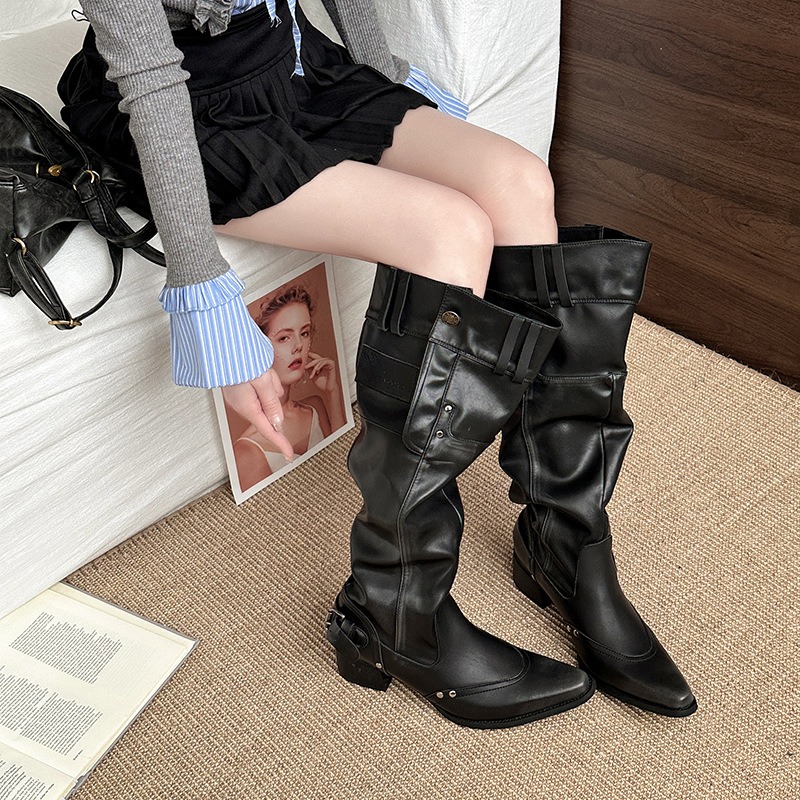 Womens Boots Vintage Women Kne - Vintage Fashion Boots ulasan dan harga