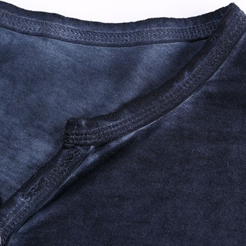 Vintage Distressed Men's V-Nec - Vintage Fashion Looks ulasan dan harga